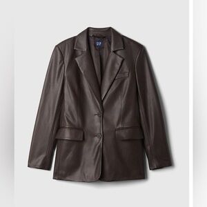 NWT - Gap Vegan leather blazer